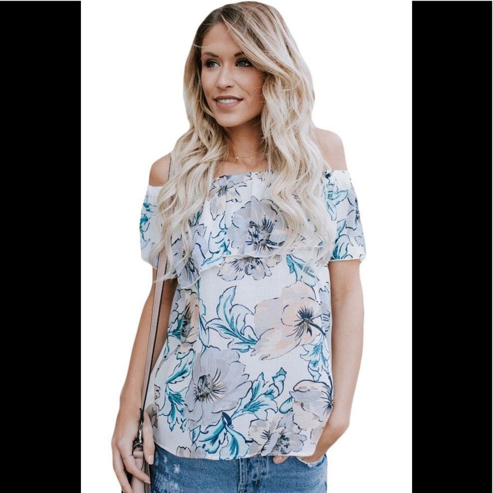 ‼️Last One‼️🍃Off Shoulder Top🍃 - Picture 6 of 8